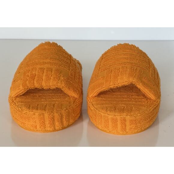 Bottega Veneta Intrecciato Resort Sponge Slipper Yellow 8 US 660245 IT NIB $600 main image 5